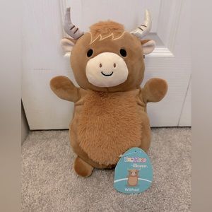 NWT 10” Wilfred the highland cow Squishmallow Hugmee